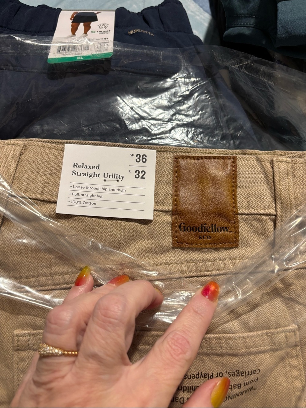 Goodfellow & Co Beige Cargo Utility Pants - Picture 3 of 6